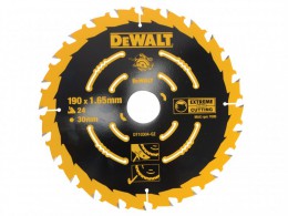 DEWALT Extreme Framing Circular Saw Blade 190 x 30mm x 24T £22.49